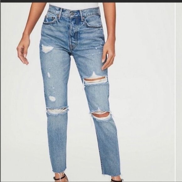 GRLFRND Denim - NEW GRLFRND Karolina Jeans in A Little More Love Wash Size 26🎁